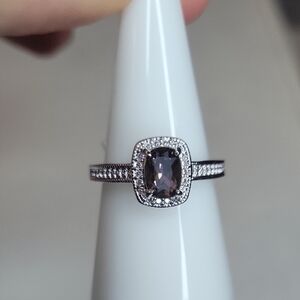 Yellow Rainbow Topaz On a Silver Band Size 8 NWT "The Final Touch"